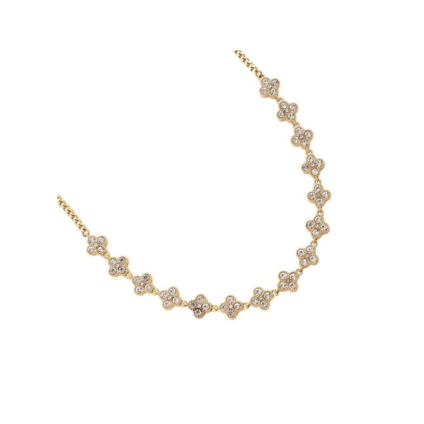 GLITZER FLOWER KETTE