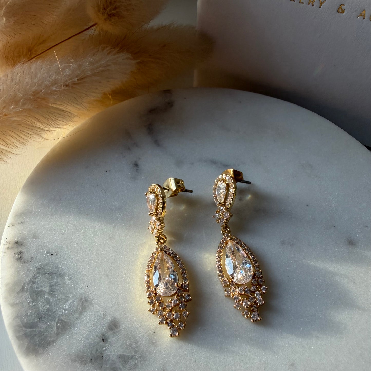 DIAMOND FANCY OHRRINGE GOLD