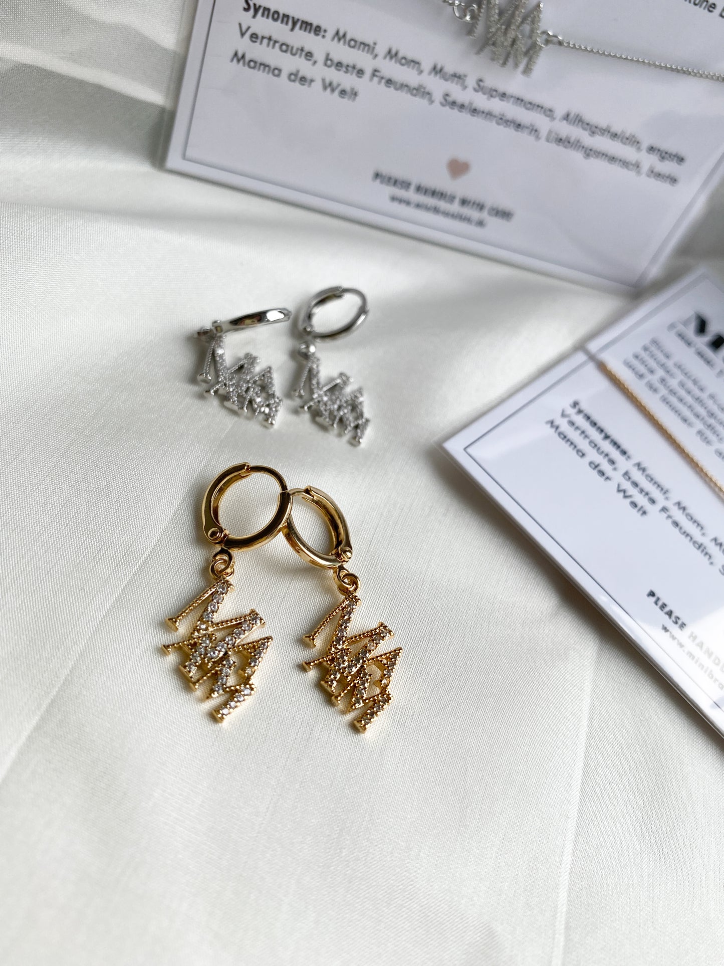 GLITZER MAMA CREOLEN