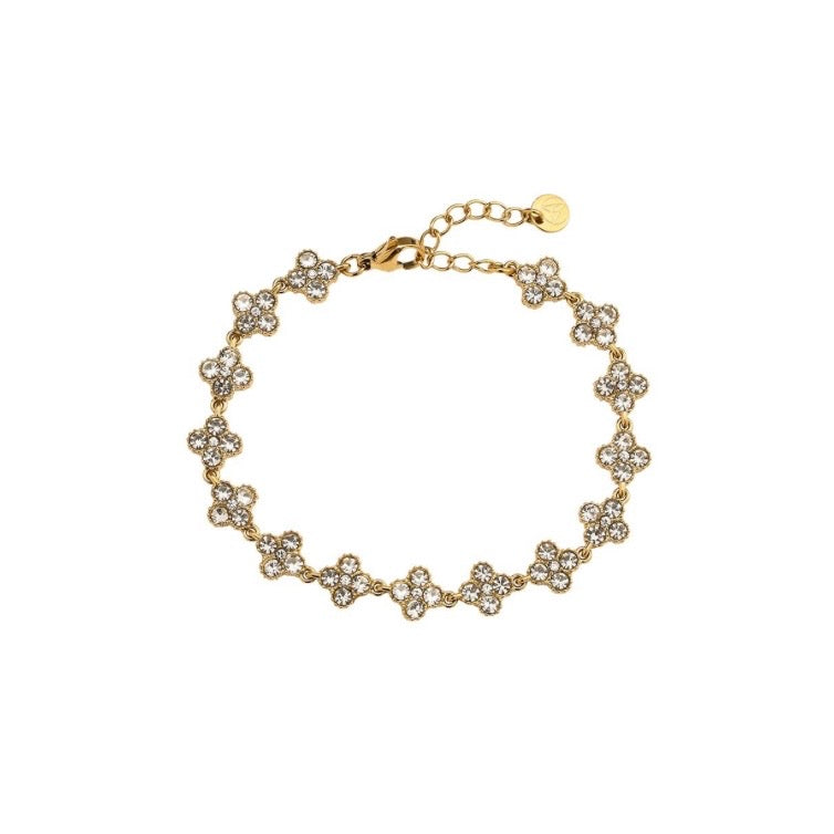 GLITZER ARMBAND FLOWER