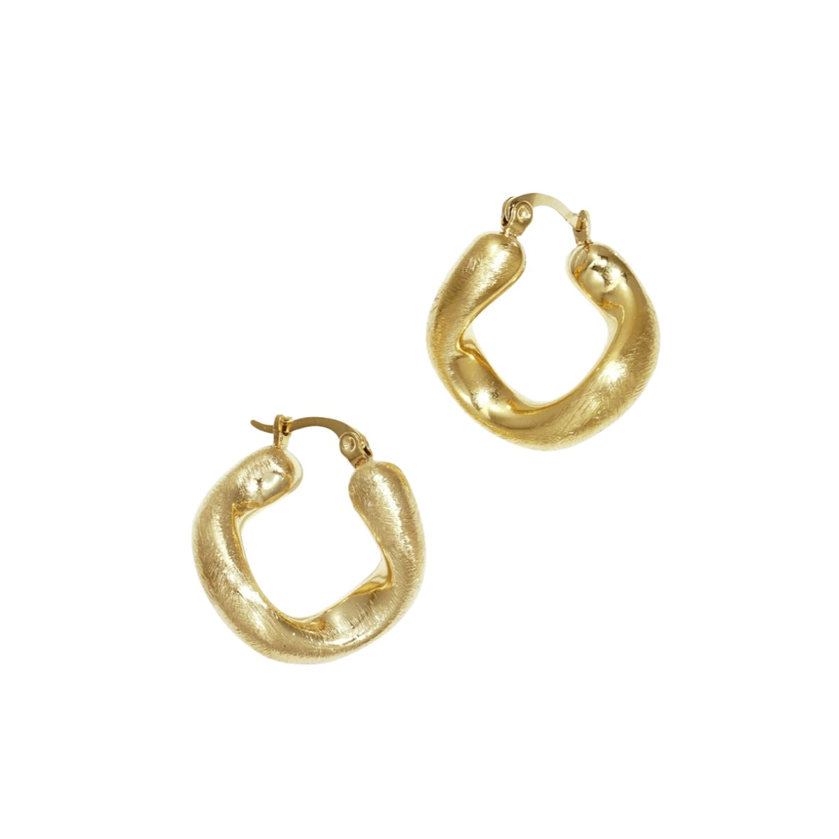 GEDREHTE BIG CREOLEN