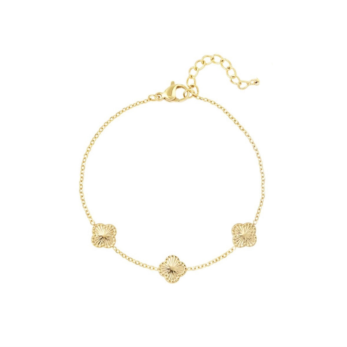 BLUMEN ARMBAND GOLD