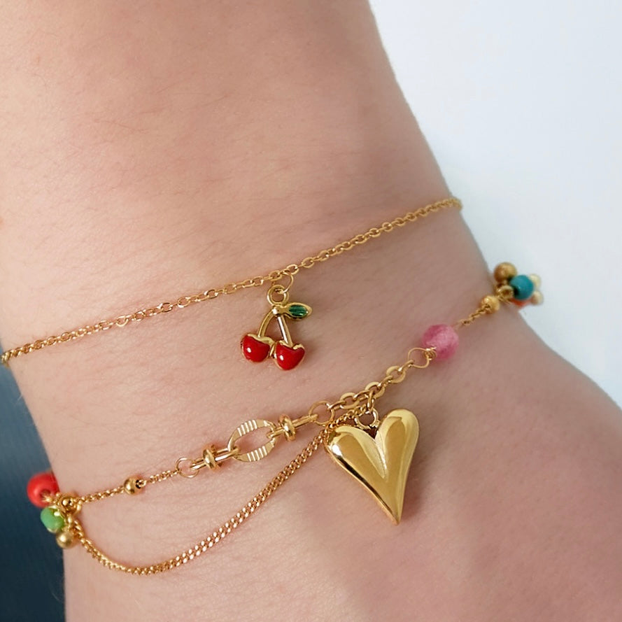 CHERRY RED ARMBAND