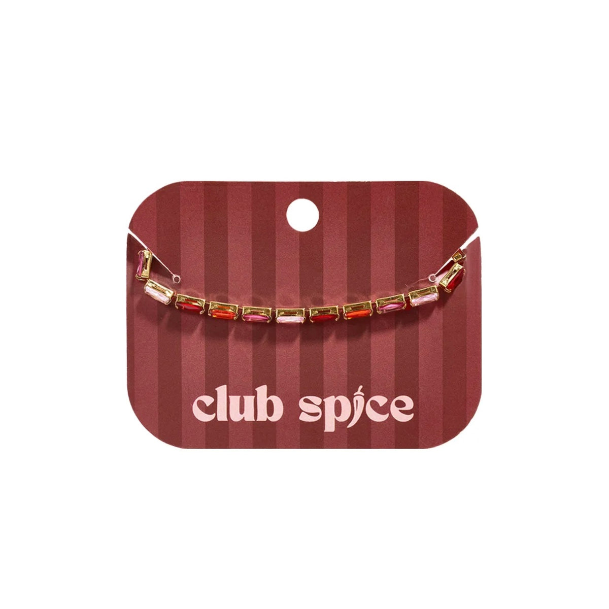 GLITZER ARMBAND ROT