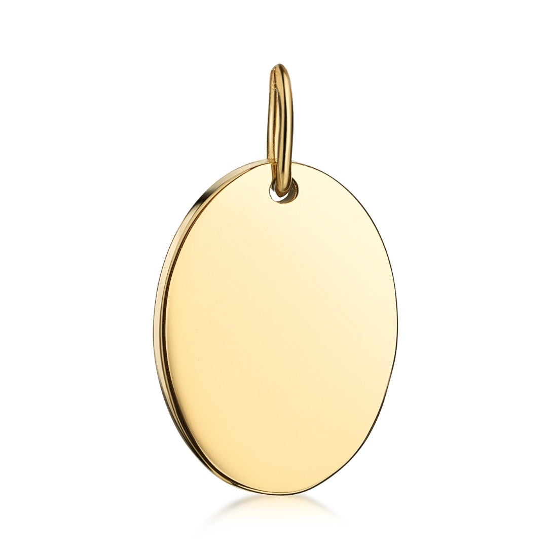 COLLIER OVAL MIT GRAVUR