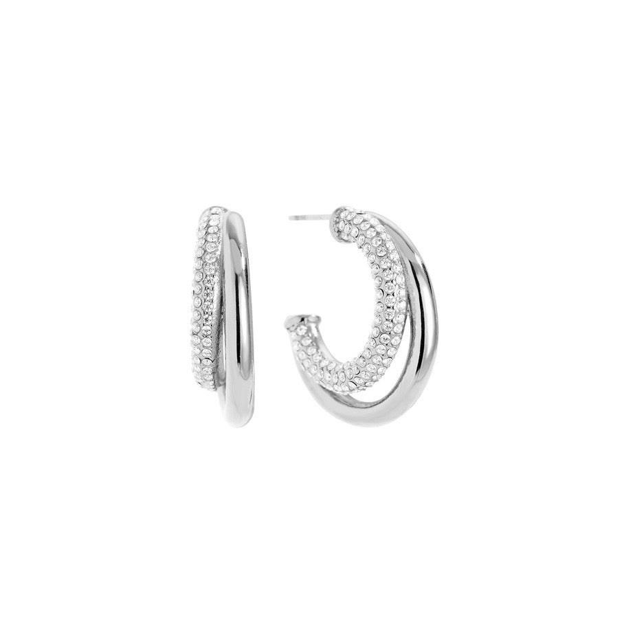 GLITZER DOPPEL CREOLEN