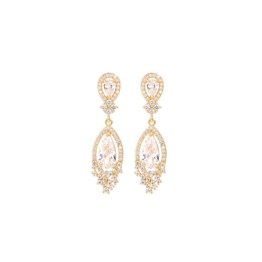 DIAMOND FANCY OHRRINGE GOLD