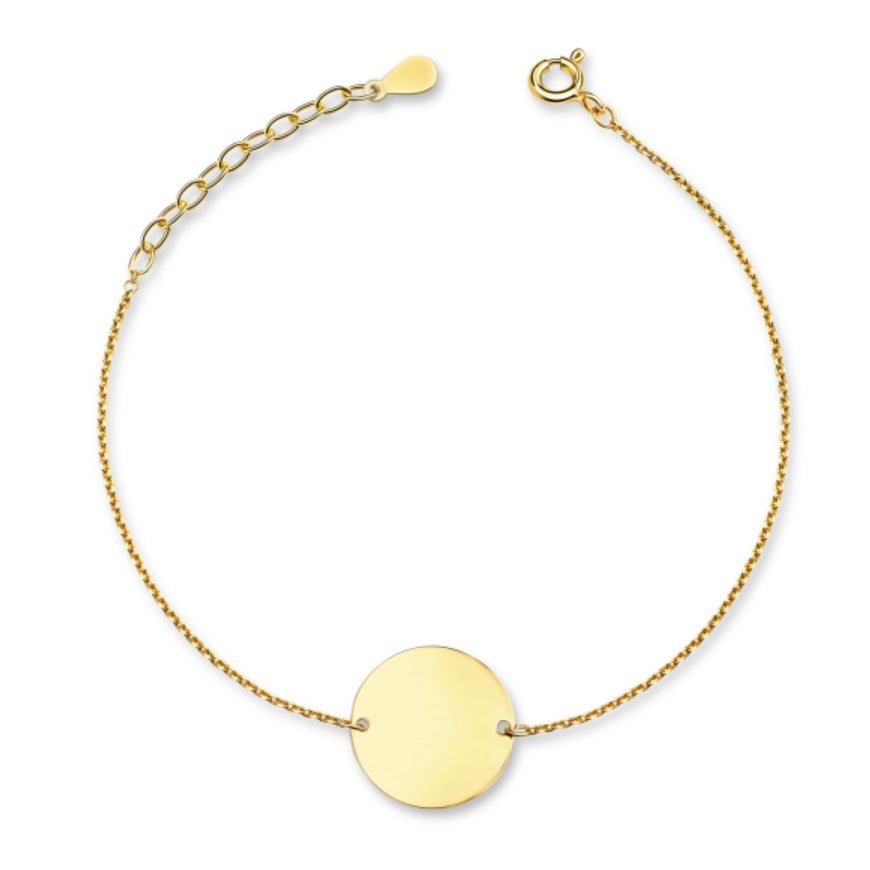 ARMBAND CARA MIT GRAVUR GOLD