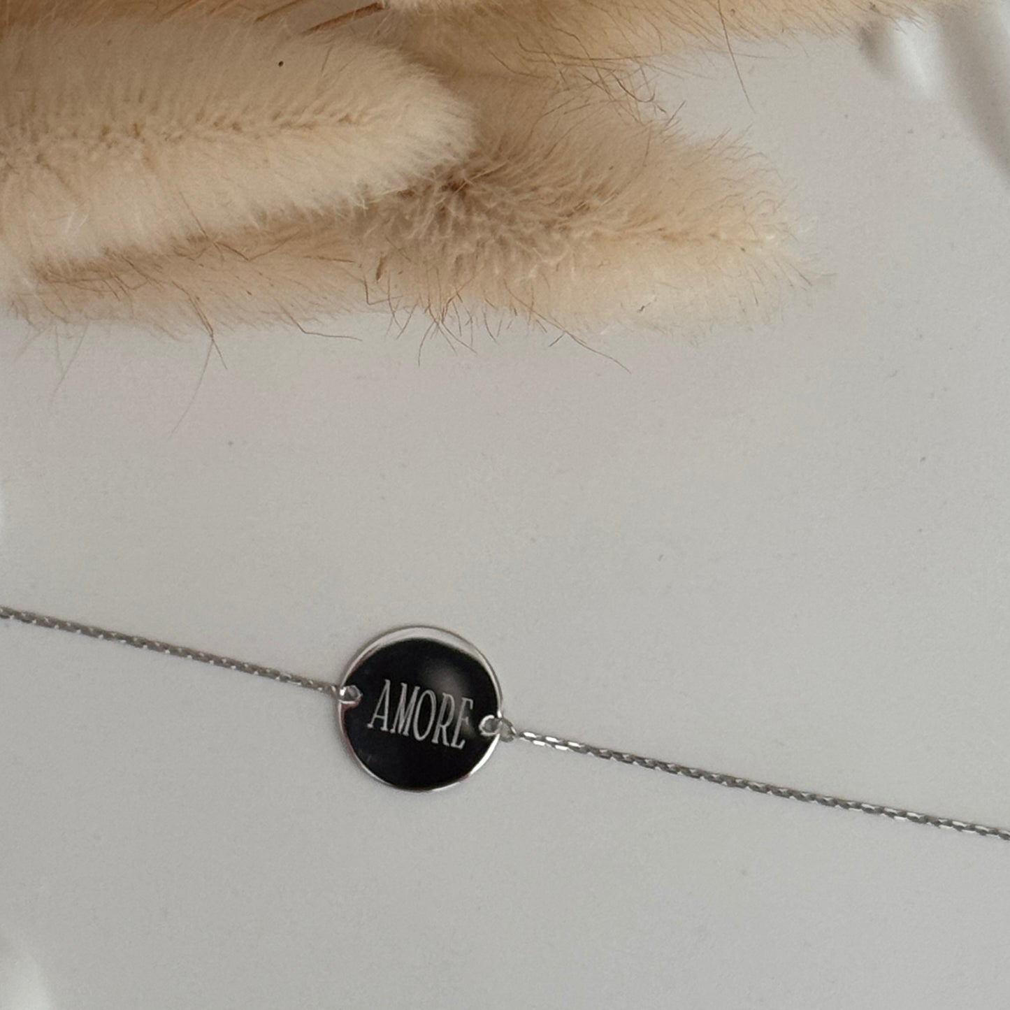 ARMBAND CARA MIT GRAVUR SILBER