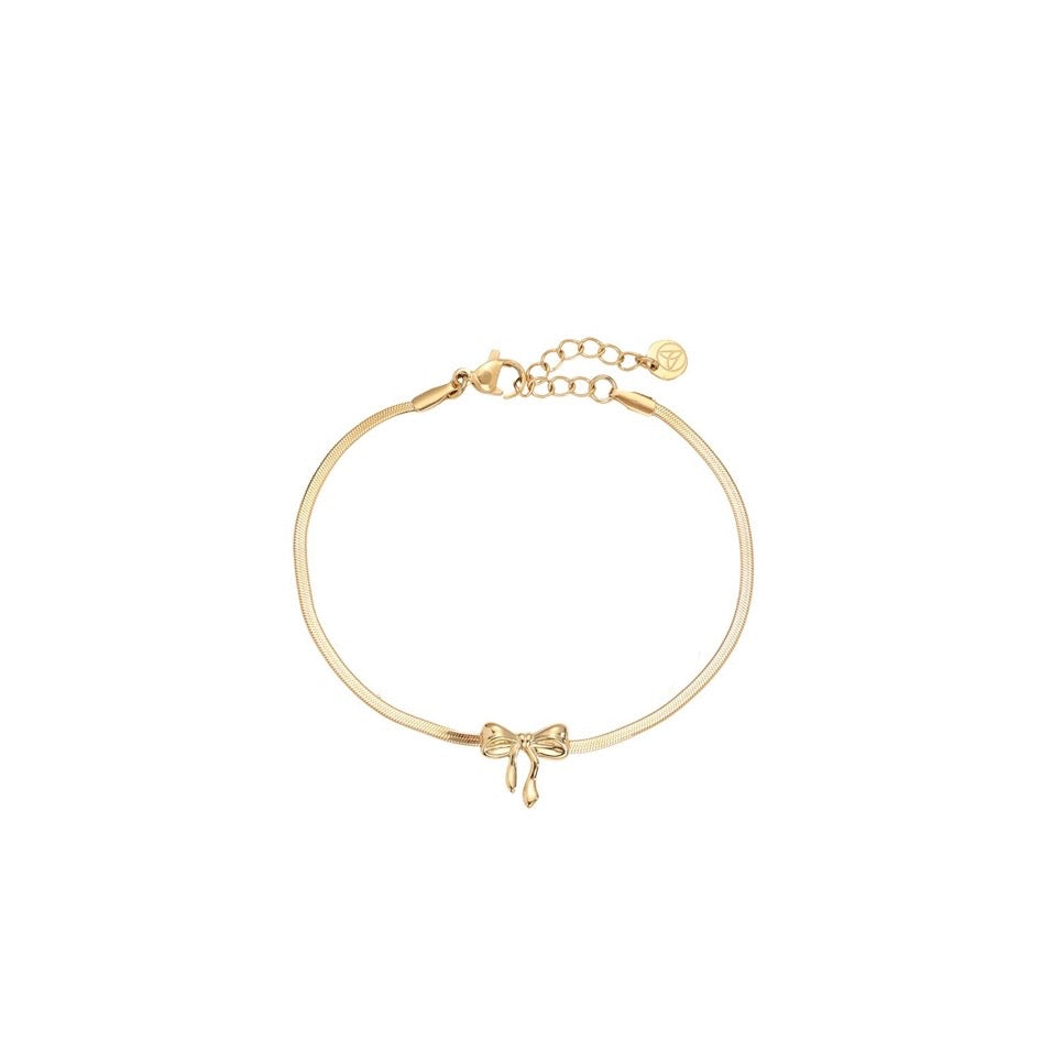 BOWTIE ARMBAND GOLD