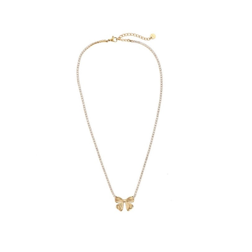 CHARMING BOWS GLITZER KETTE