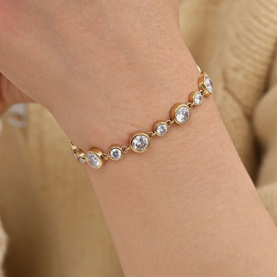 GLITZER ARMBAND ROUND