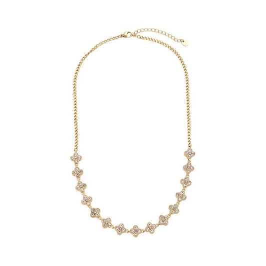 GLITZER FLOWER KETTE