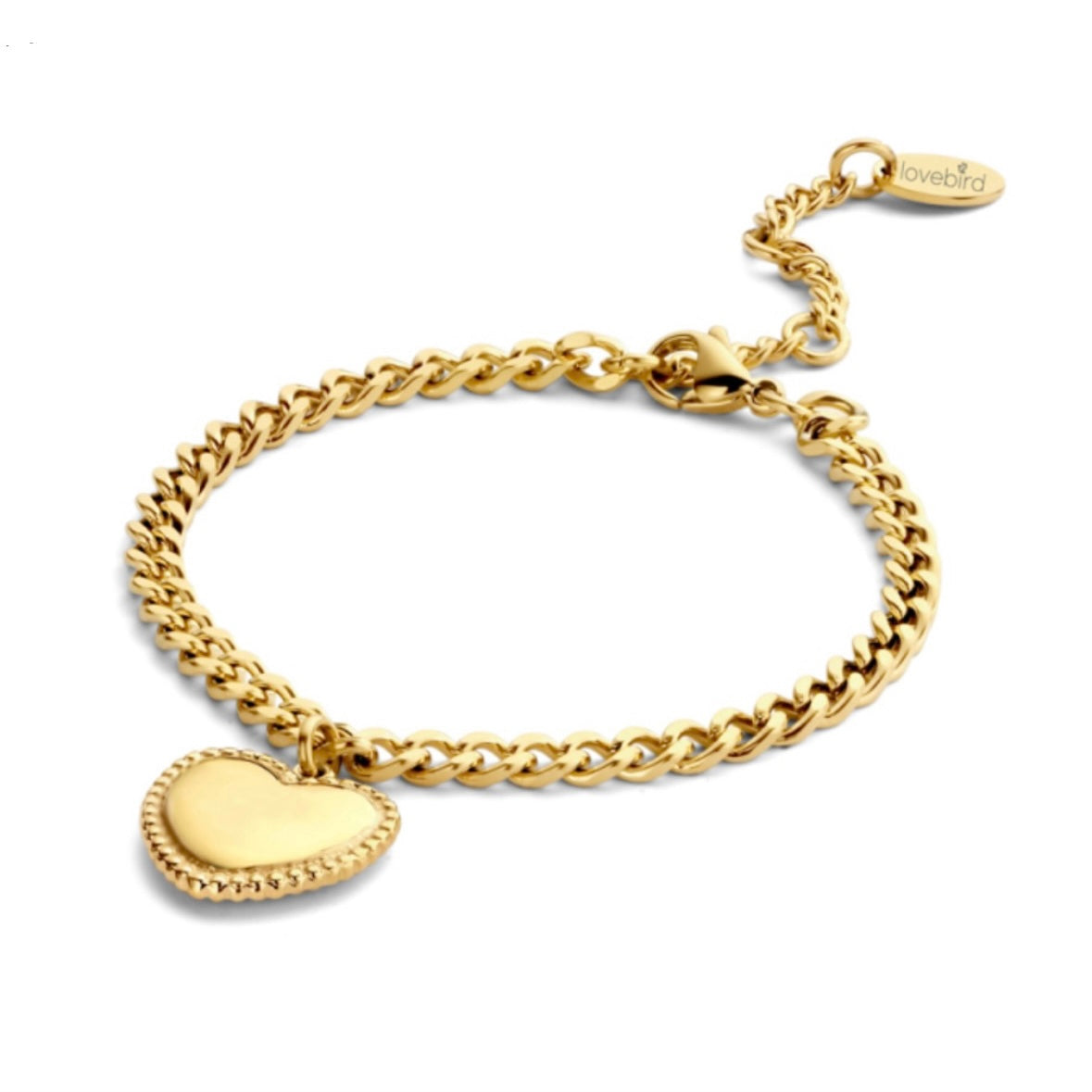 ARMBAND HERZ GOLD MIT GRAVUR