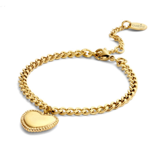 ARMBAND HERZ GOLD MIT GRAVUR