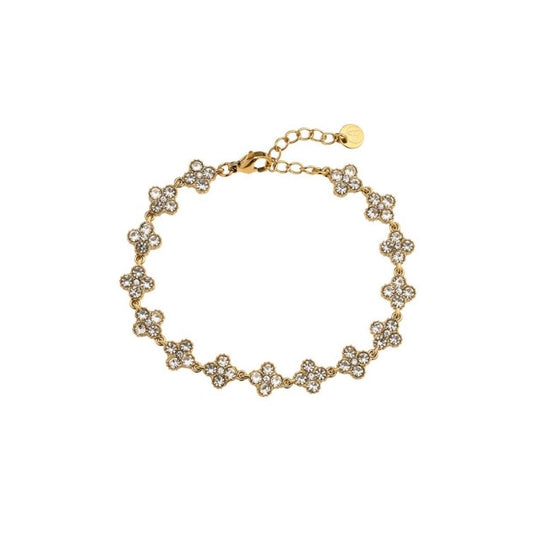 GLITZER ARMBAND FLOWER