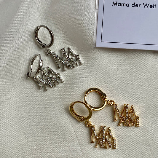 GLITZER MAMA CREOLEN