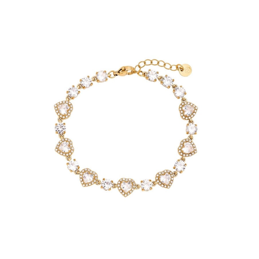 GLITZER ARMBAND HEART