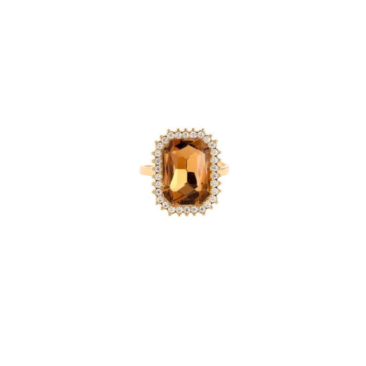 DIAMOND BROWN RING