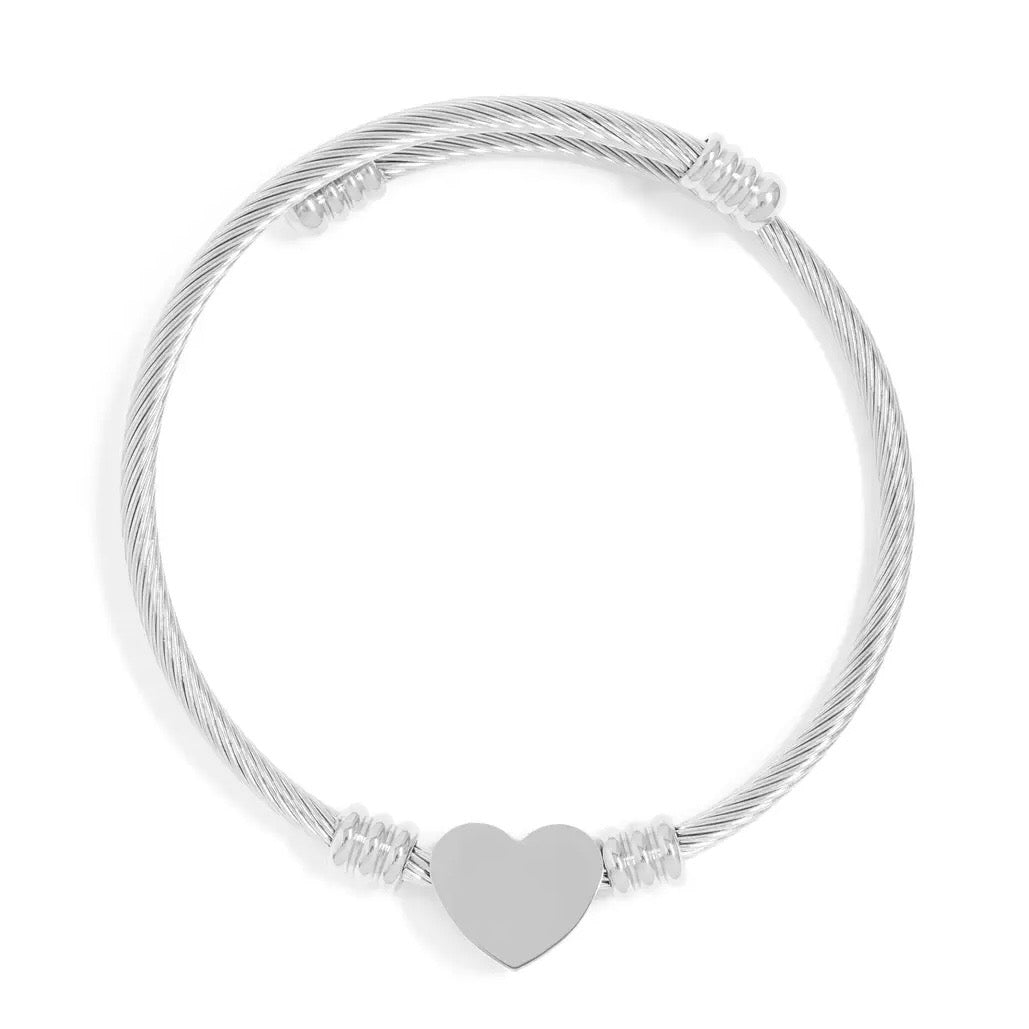 ARMREIF SILBER MIT GRAVUR