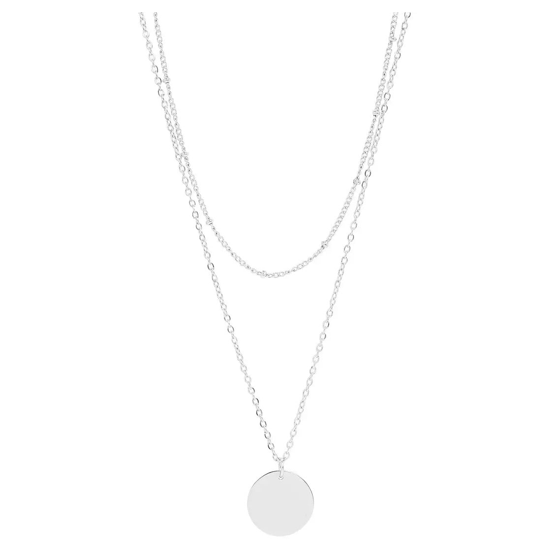 DOPPEL COLLIER MIT GRAVUR