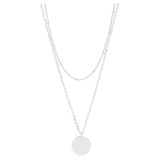 DOPPEL COLLIER MIT GRAVUR