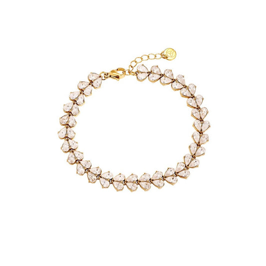 GLITZER ARMBAND HERZ