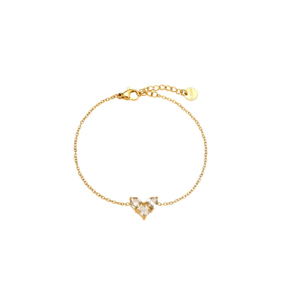 MOSAIK HEART ARMBAND GOLD