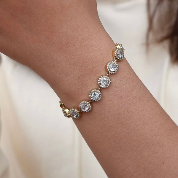 GLITZER ARMBAND RUND