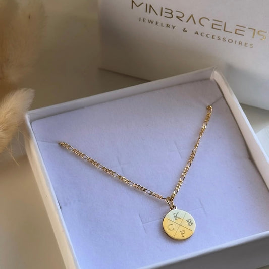 COLLIER AMY GOLD MIT GRAVUR
