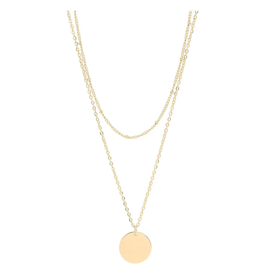 DOPPEL COLLIER MIT GRAVUR