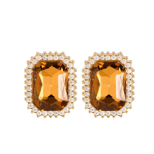 BROWN VINTAGE OHRSTECKER