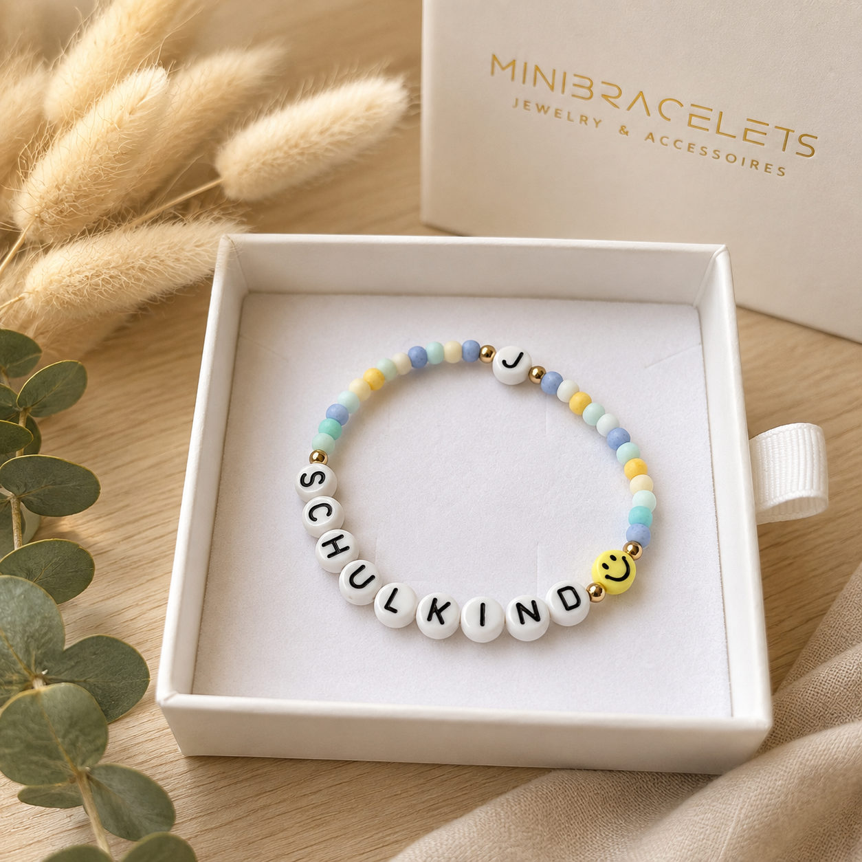 SCHULKIND ARMBAND | SCHULKIND | PERLENARMBAND | EINSCHULUNG | GESCHENKIDEEN | VORSCHÜLER